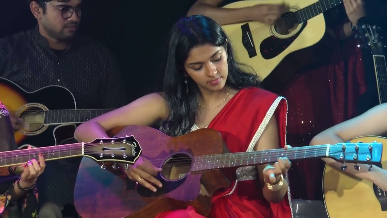 Melodic Guitar Performance -Aaj Kal Tere Mere Pyaar Ke Charche | Nishaad Music House Annual Day 2025