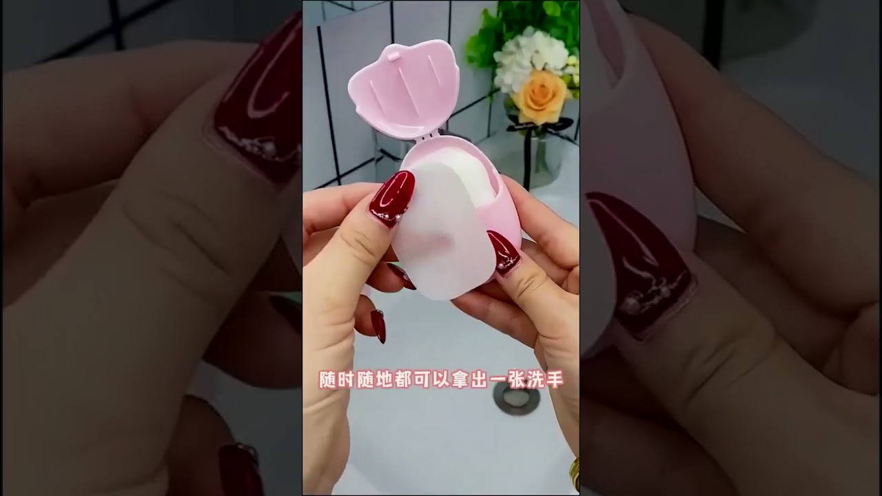 Clean and hygienic soap slices are very convenient to carry with you #toys