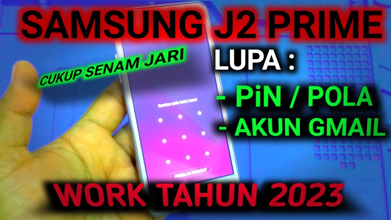 CARA MENGATASI SAMSUNG J2 PRIME TERKUNCI PIN POLA & AKUN GMAIL J2 PRIME|Unlock & Bypass frp J2 prime