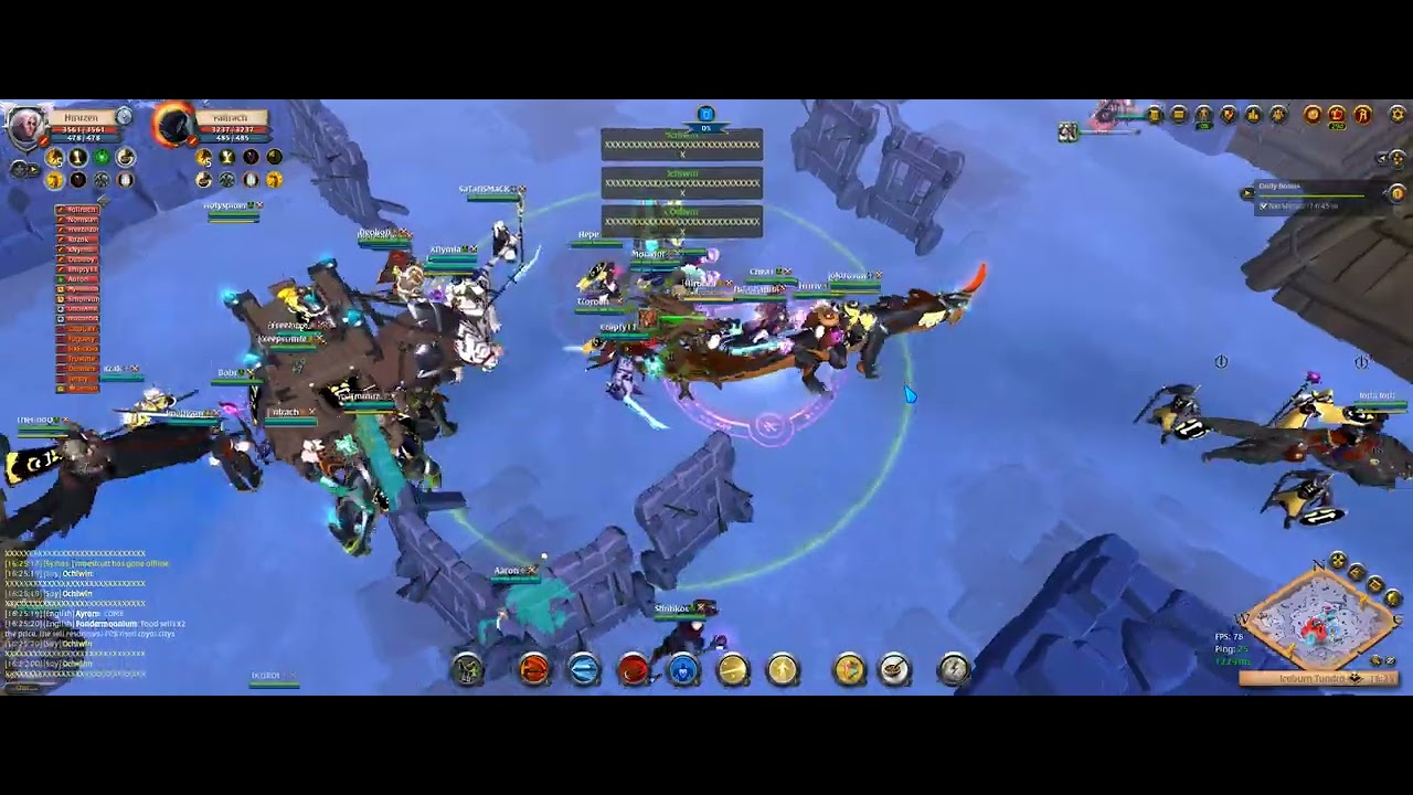 Albion Online ZvZ BSquad Clarent Blade pov - Terry defense vs Polska 29/06