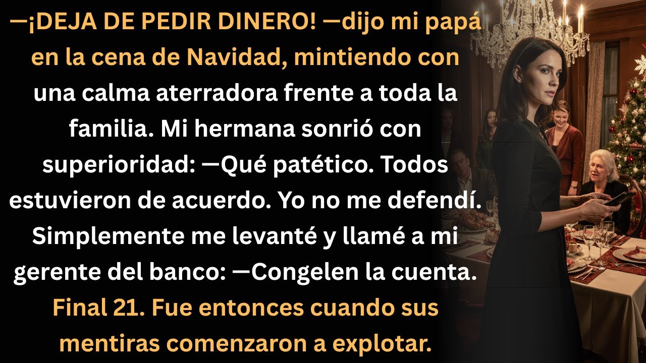 Mi papá me humilló en Navidad… minutos después congelé su cuenta.