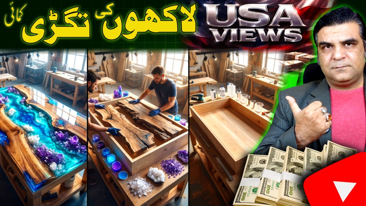 Make Viral Resin Table Videos Using AI Tools Step by Step Tutorial