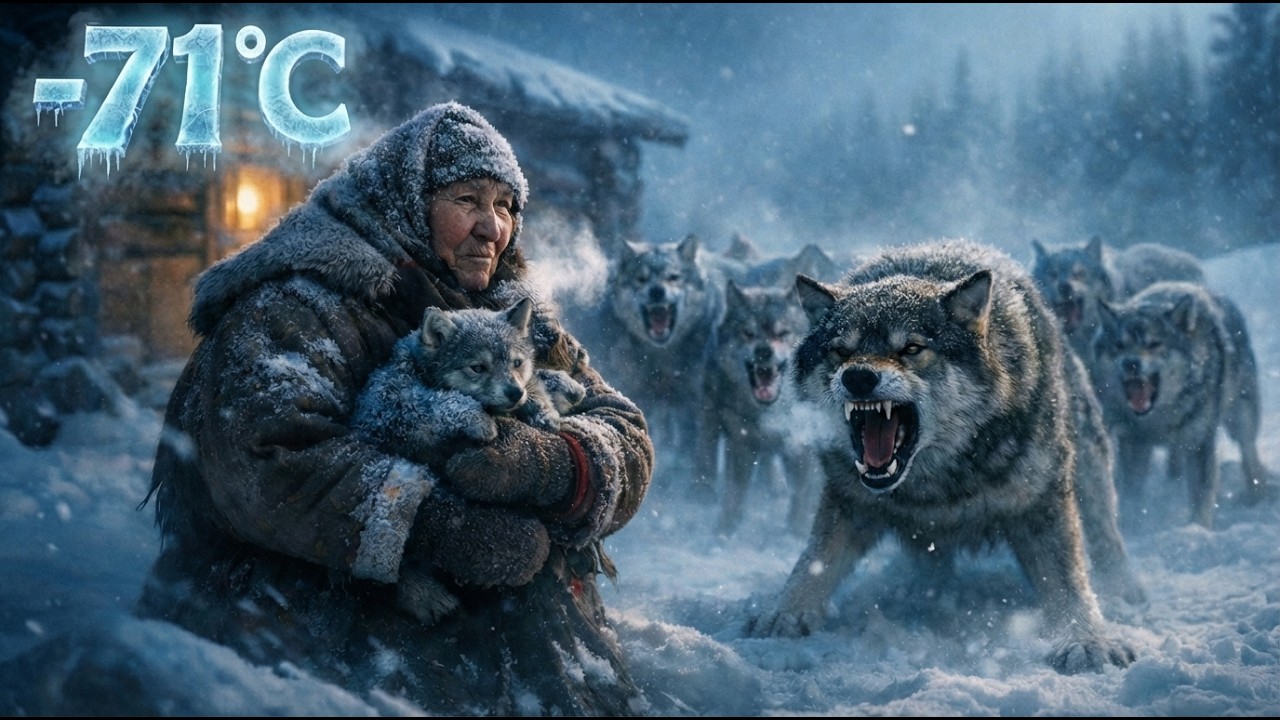 She Rescued a Frozen Wolf Pup in -71°C… What Happened at Her Door the Next Morning Was Unbelievable