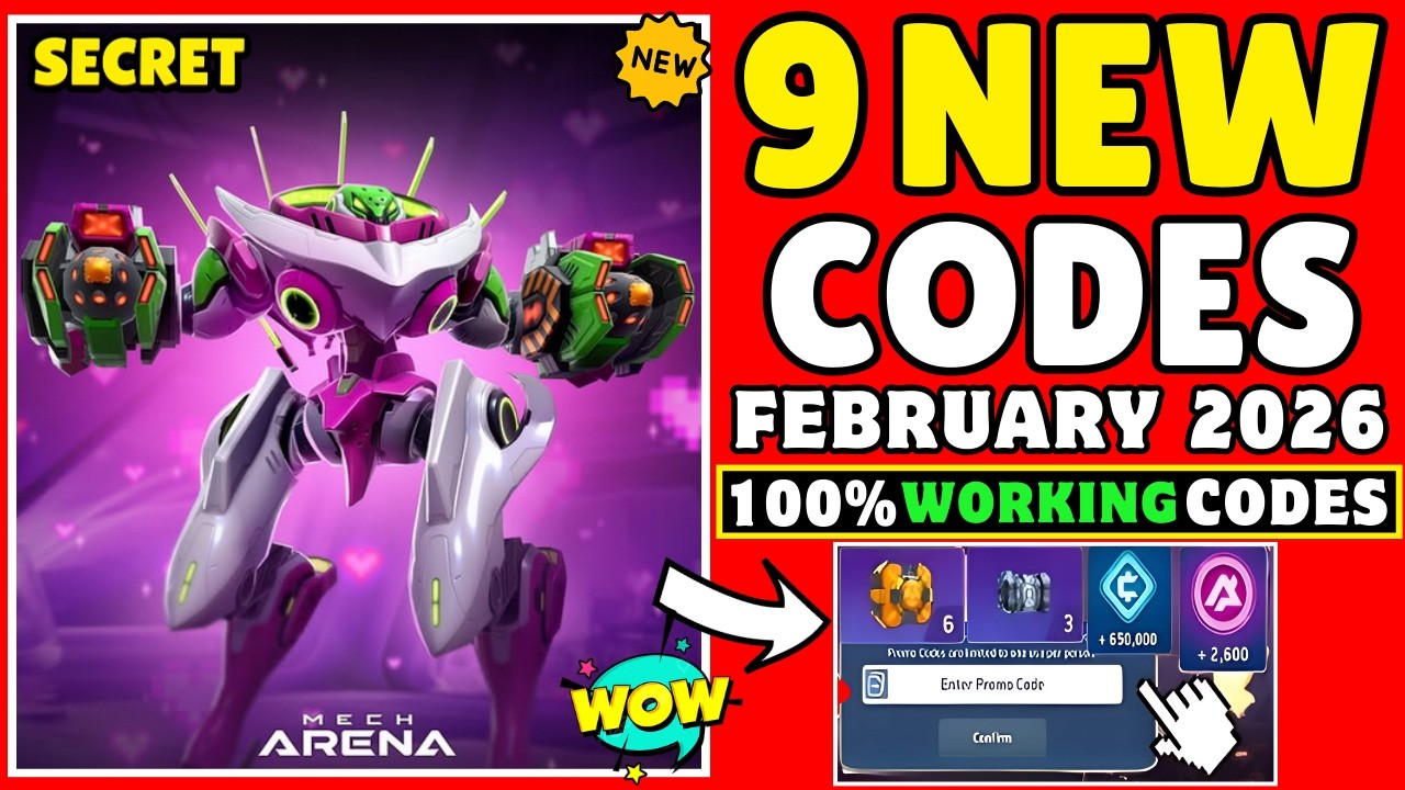 ⚠️VALENTINES! CODES⚠️ MECH ARENA CODES 2026 | MECH ARENA PROMO CODES 2026