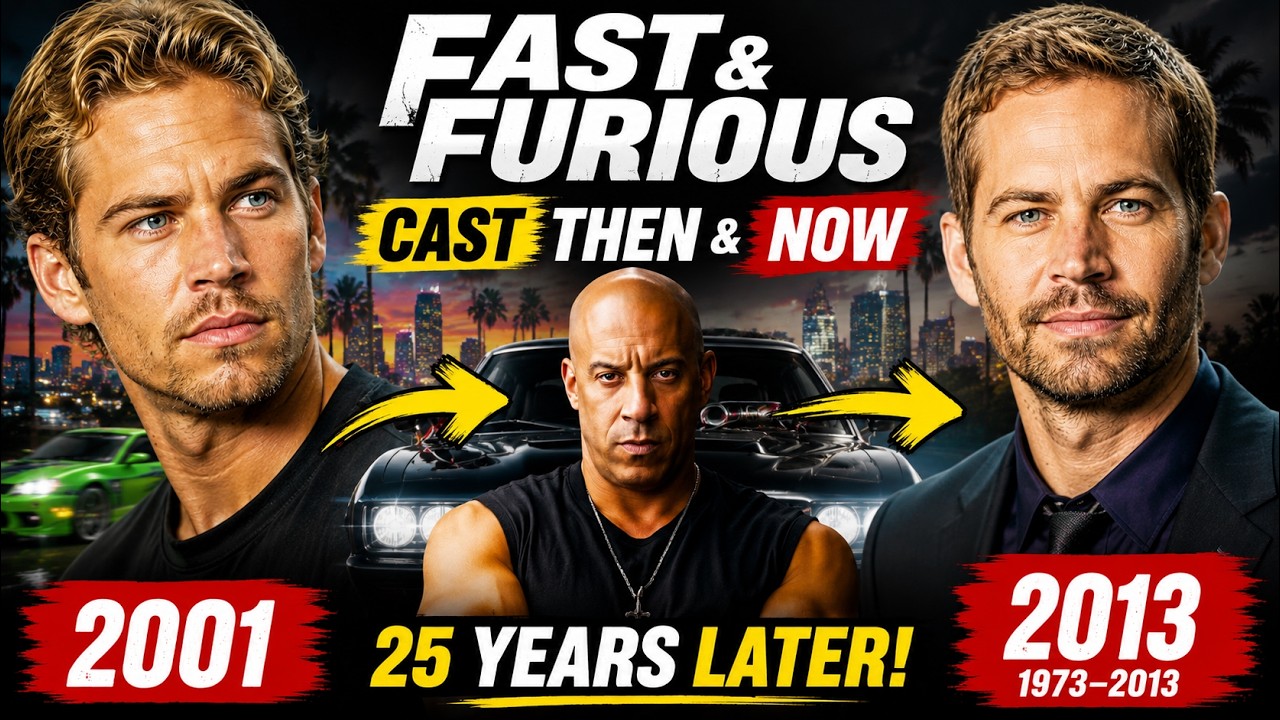 Fast & Furious Cast Then and Now 🚗💨 25 Years Later... What Happened to Them?
