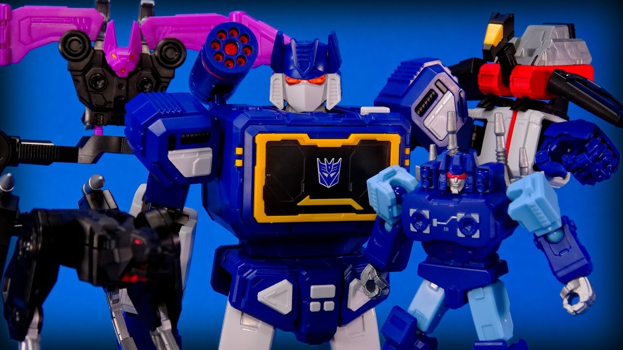 Blokees Transformers Soundwave Rumble Laserbeak Ratbat Action Edition Model Kit Build and Review!