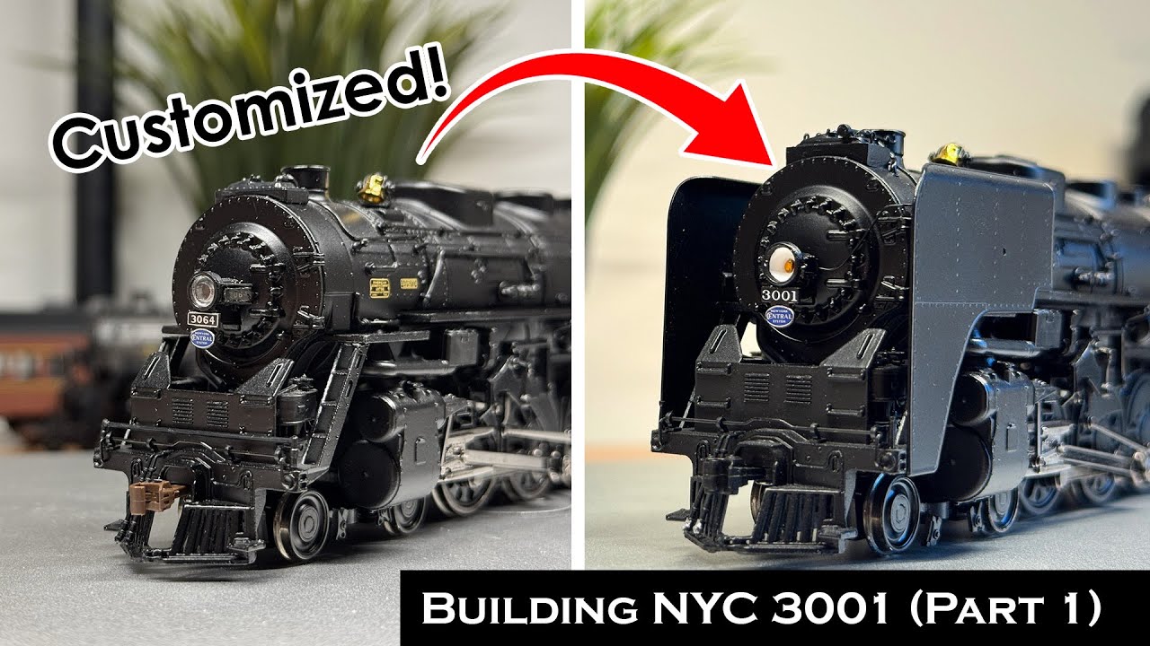 Строительство NYC 3001: Исправление ошибки в паровозе MTH L3a 4-8-2 Mohawk (Часть 1)