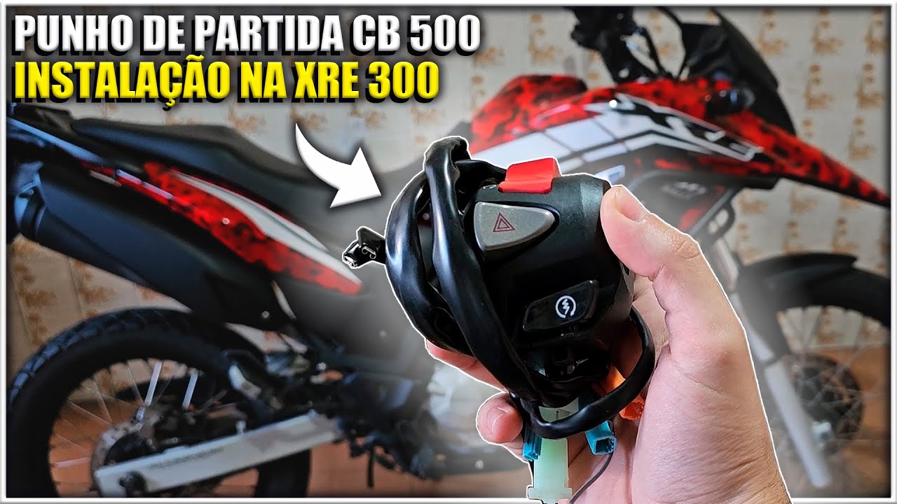 COMO INSTALAR O PUNHO DA CB 500 NA XRE 300