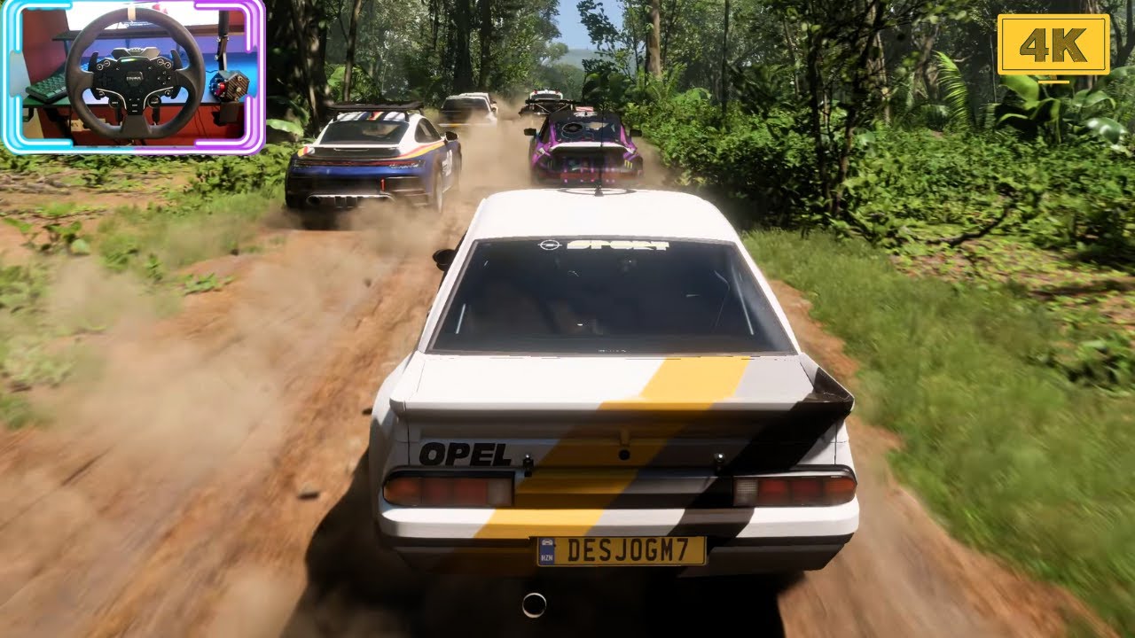 Opel Manta VS Rally Monsters - Forza Horizon 5 / Moza R3 Steering Wheel / 4K Gameplay