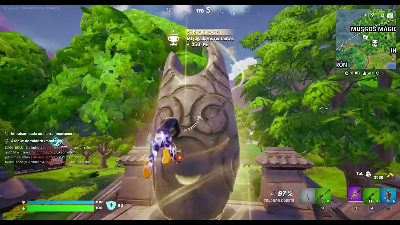 jugando fortnite