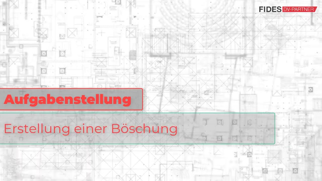 Erstellung einer Böschung in REVIT mit der FIDES-Infrastructure-Toolbox FIT
