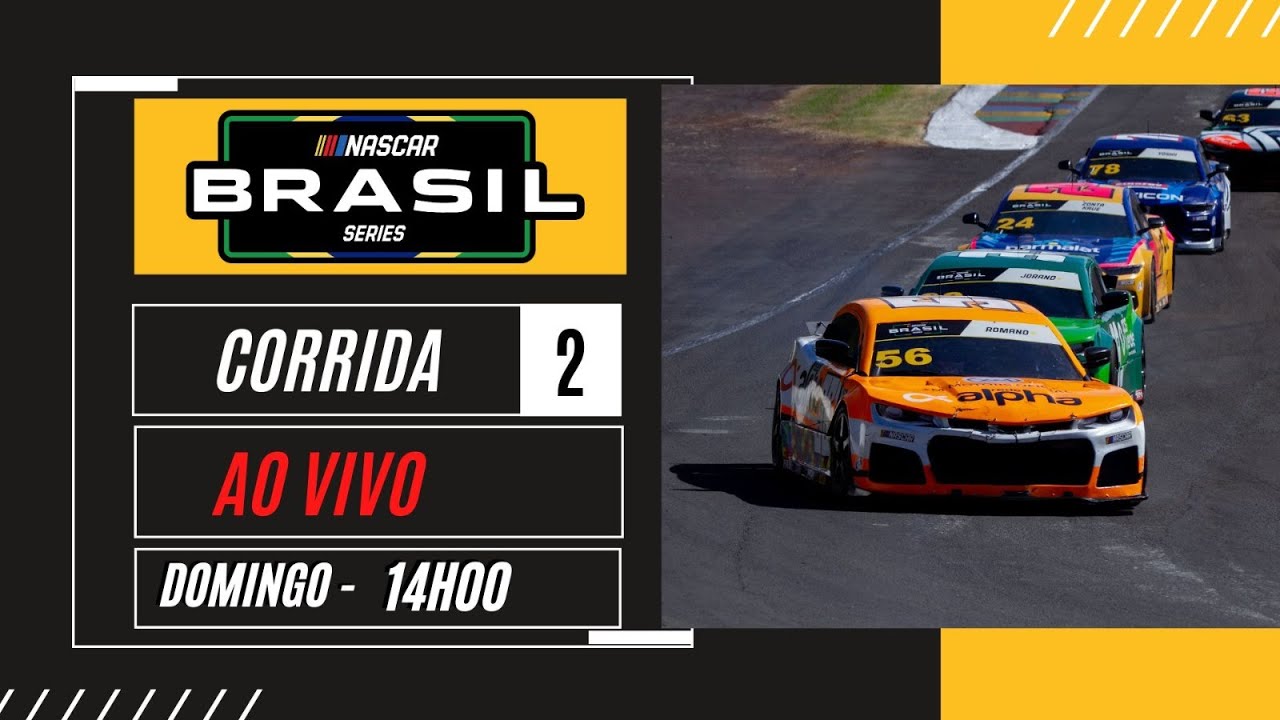 AO VIVO CORRIDA 2  -  ETAPA INVERSE RACE - POTENZA/MG - NASCAR BRASIL