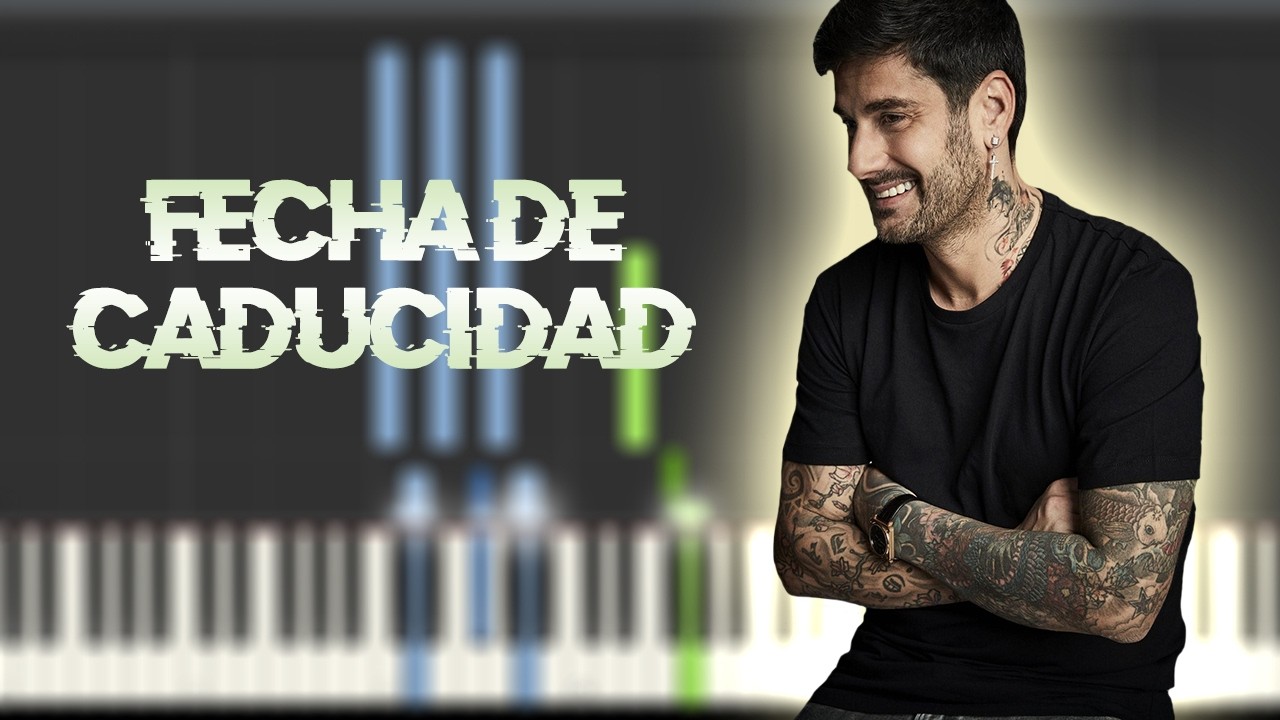 Melendi - Fecha de Caducidad | Piano Tutorial / Partitura / MIDI
