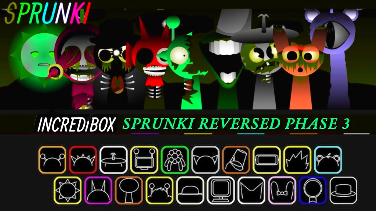 Sprunki Reversed Phase 3 Original vs Darkness Phase 3 Definitive Vs Sprunki Reversed Phase 4