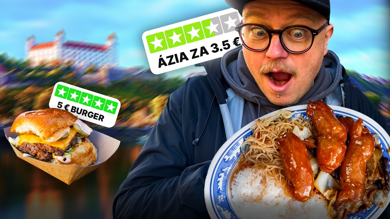 BRATISLAVA JE LACNÁ⁉️💸 (3.5 € ZA MENU)