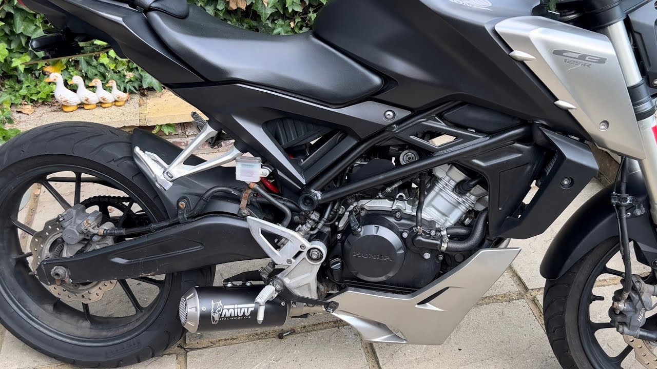 Mivv mk3 Honda cb125r installation and sound check