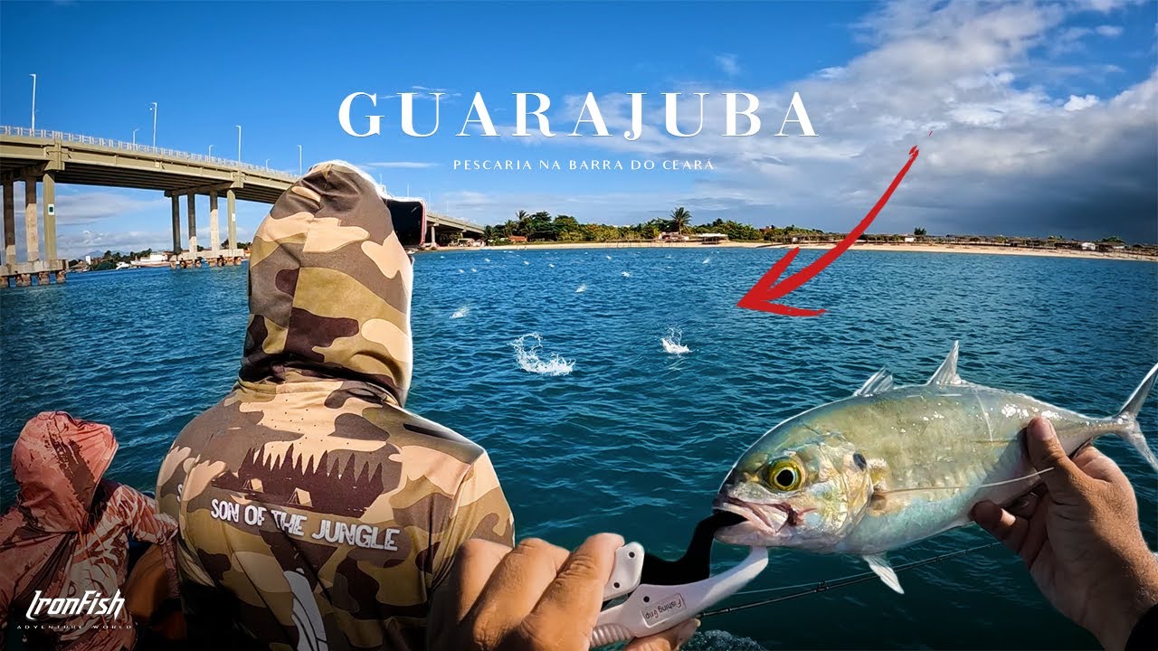 PESCARIA EMBARCADA NA BARRA DO CEARÁ, PESCARIA DE CURRICO, PESCA DE GUARAJUBA COM ISCAS ARTIFICIAS 🐟