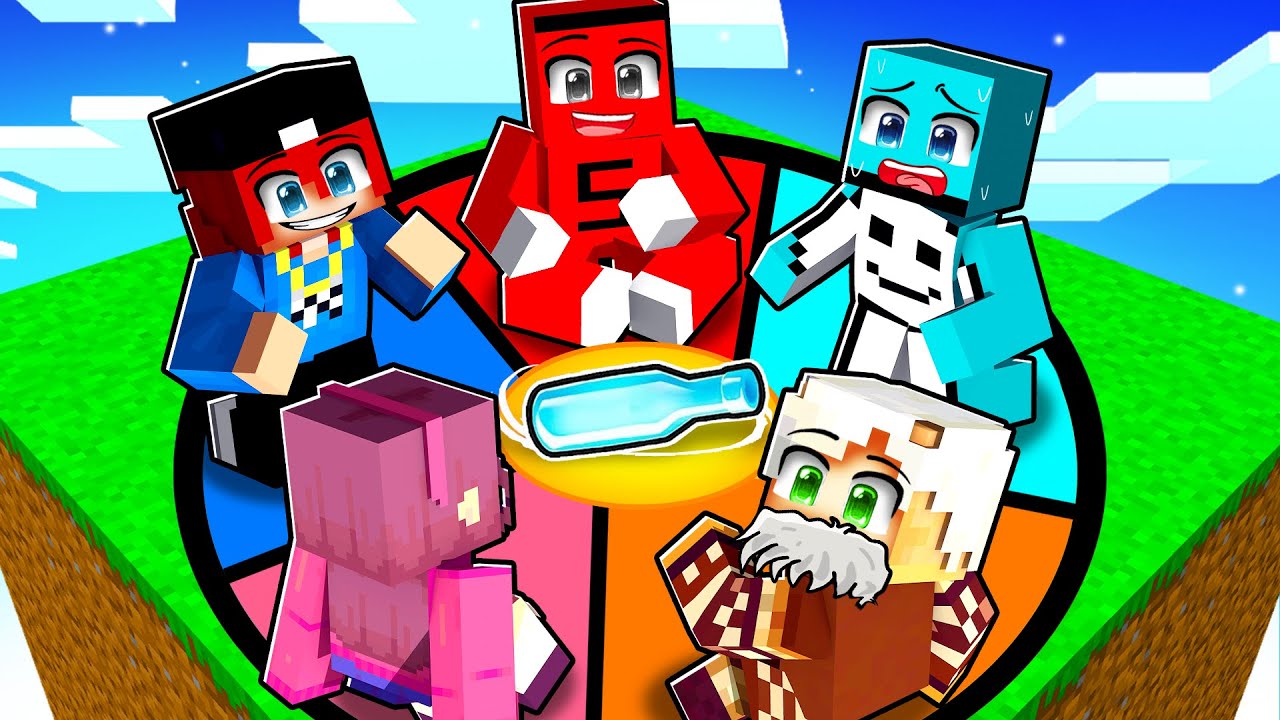 EKİPLE ŞİŞE ÇEVİRME OYUNU OYNADIK !! - Minecraft