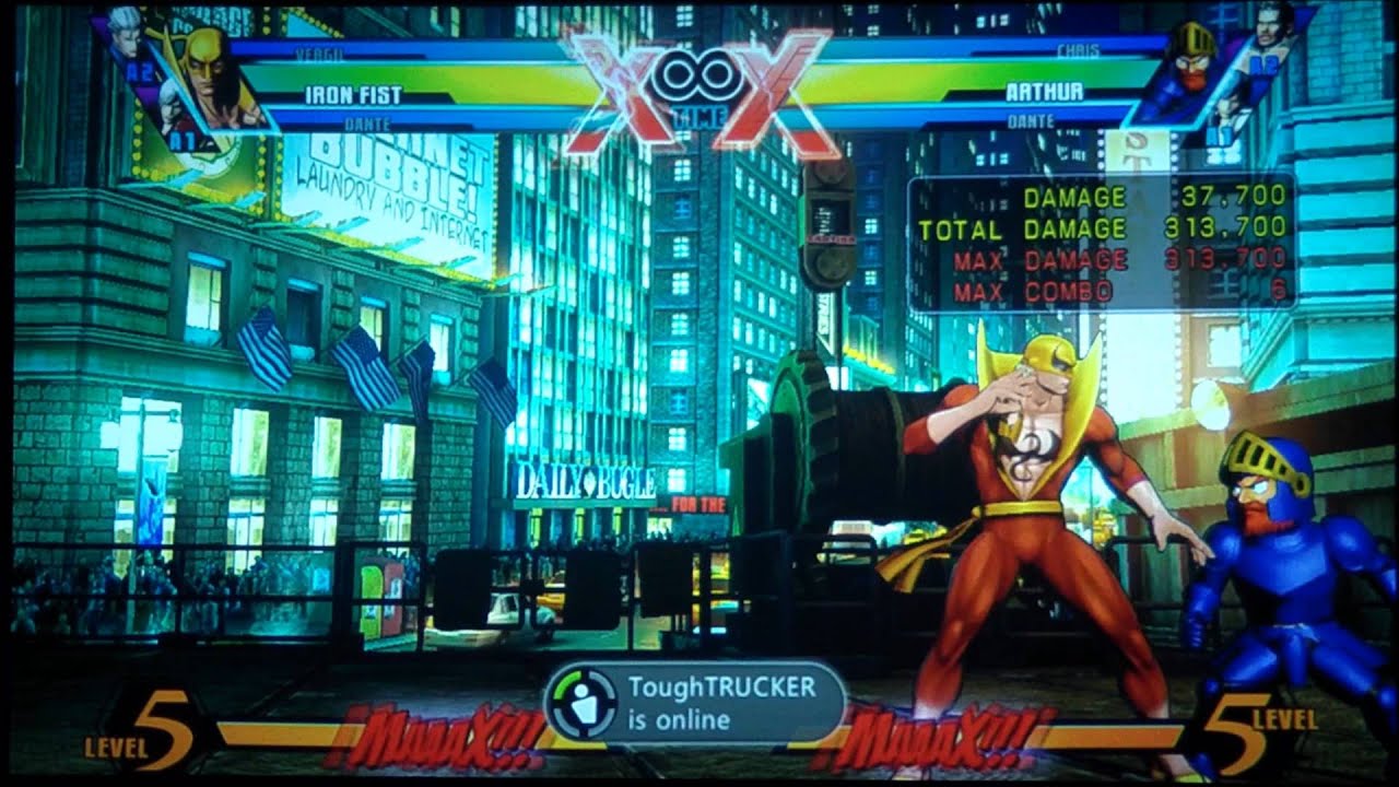 UMVC3: Basic Iron Fist Combo Tutorial (Step by Step)
