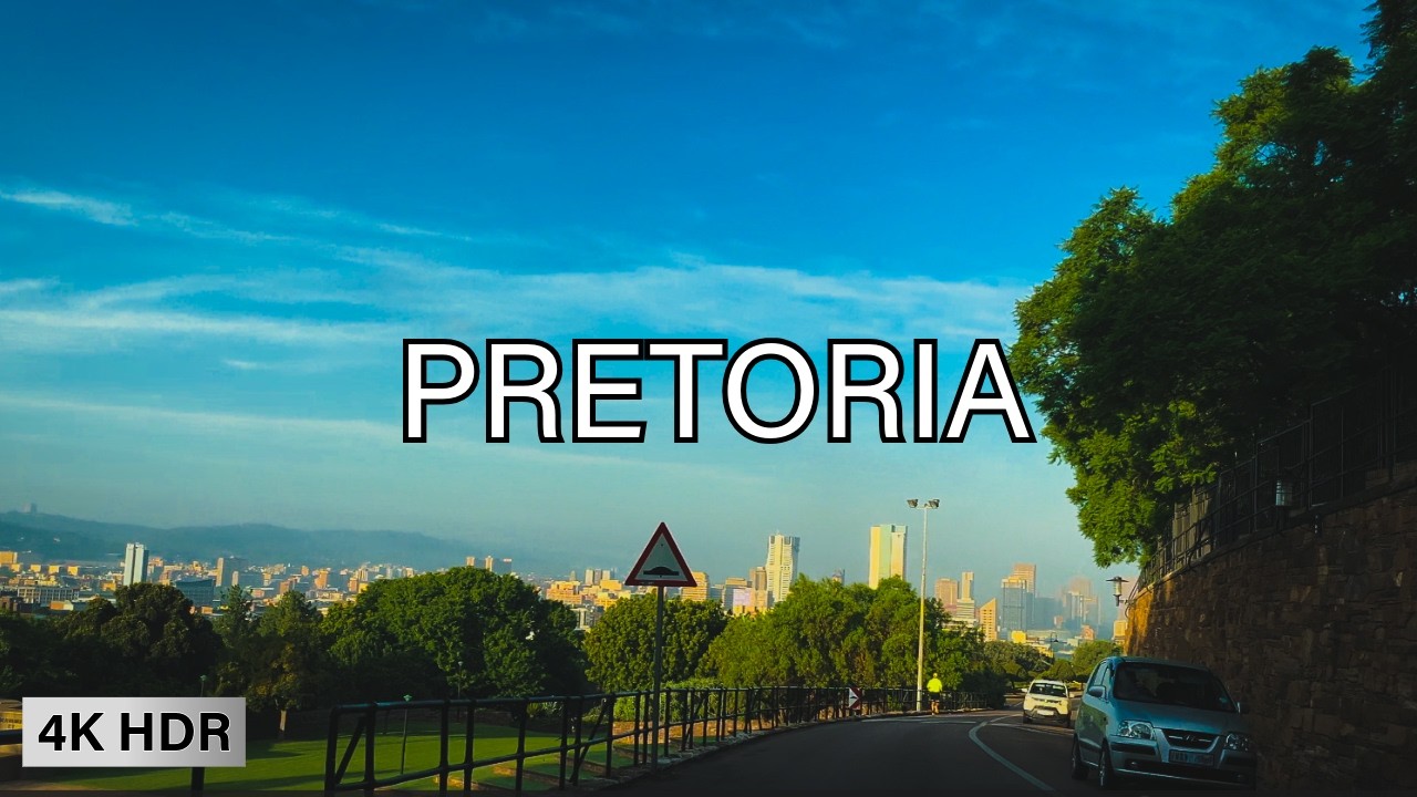 Pretoria CBD Sunrise Drive 🇿🇦 | Early Morning Calm Before Rush Hour