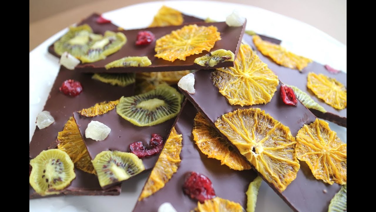 Dried fruit chocolate bark ドライフルーツチョコレートバーク