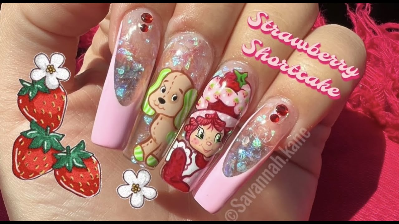 Strawberry Shortcake Nails!