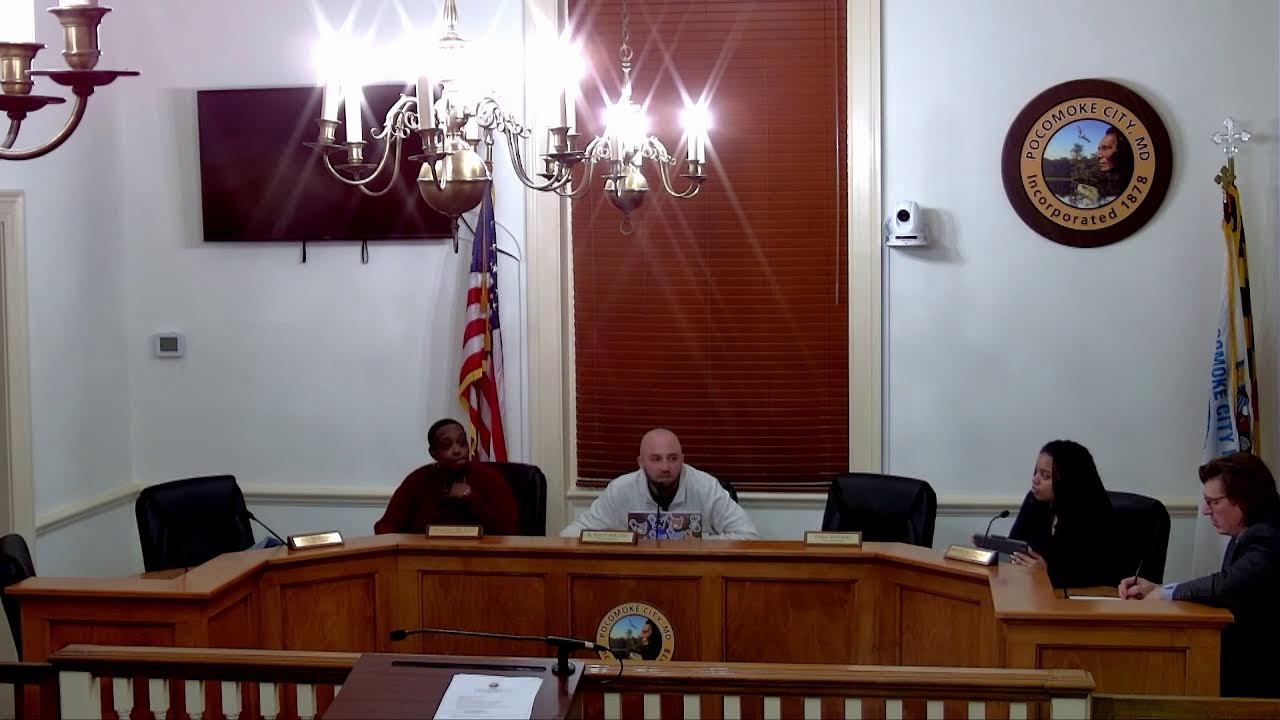 Pocomoke City Mayor and Council Meeting 2/17/26