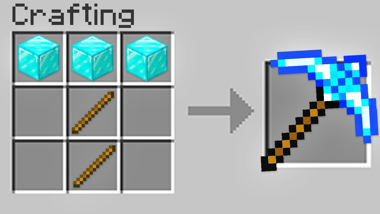 Minecraft UHC but you can craft a DIAMOND BLOCK PICKAXE..?