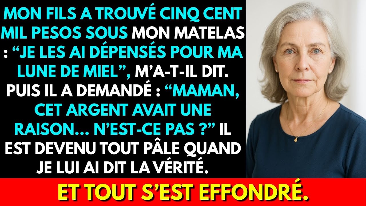 Mon Fils A Trouvé 500 000 Euros Sous Mon Matelas Et A Avoué Les Avoir Dépensés Pour Sa Lune De Miel