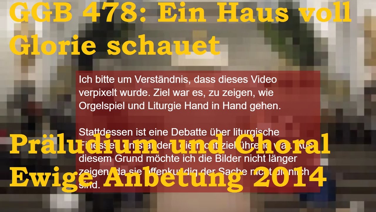 GGB 478: Feierlicher Einzug und Choral 