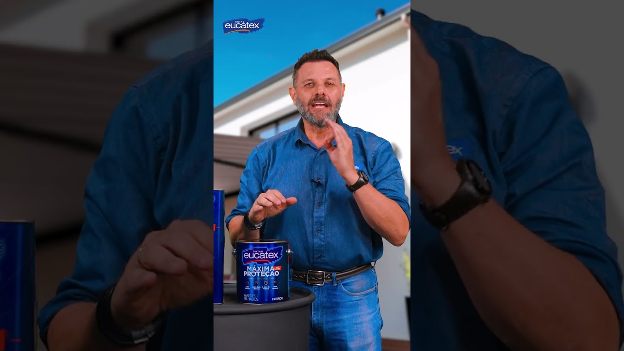 Tinta Emborrachada Eucatex Máxima Proteção.