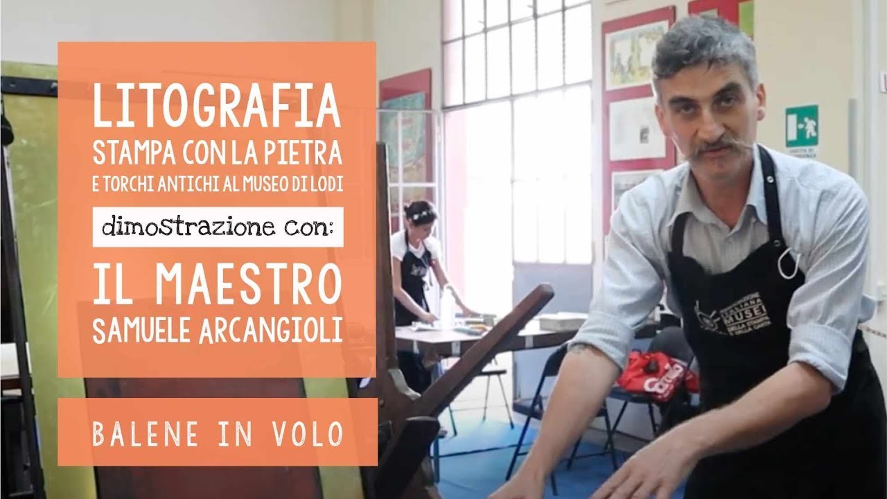 L'arte della litografia con il maestro Samuele Arcangioli al Museo della stampa di Lodi