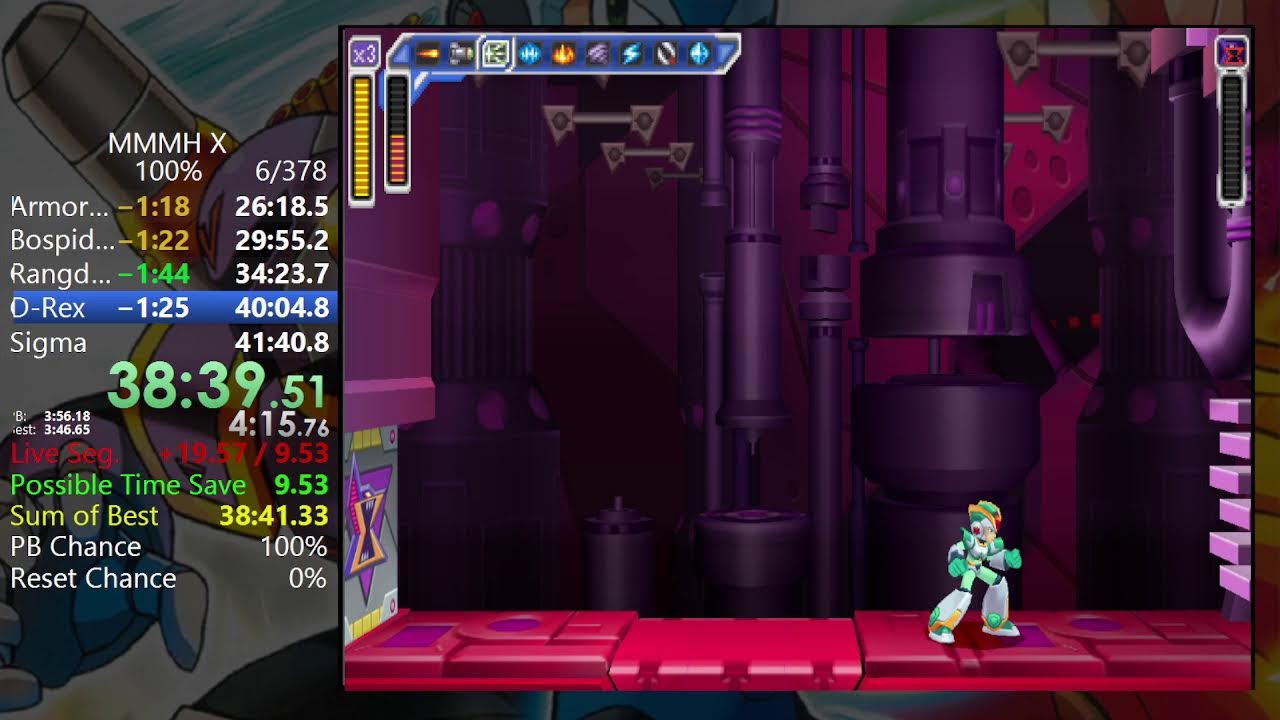 Mega Man - Maverick Hunter X Speedruns