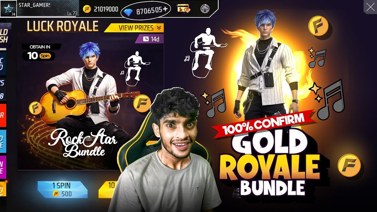 NEW GOLD ROYALE 🇮🇳 Free Fire Max