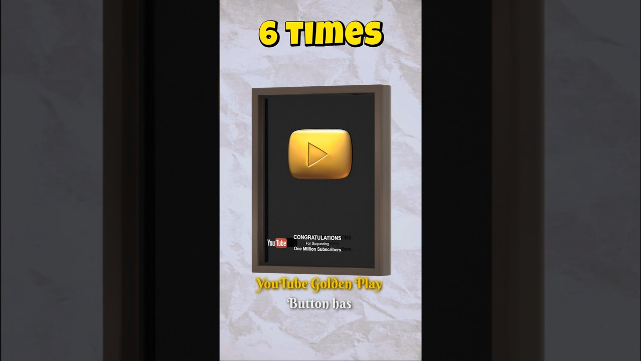 YouTube Gold Play Button Evolution (2012–2024) 🏆 Real Gold to Modern Design! ▶️ 