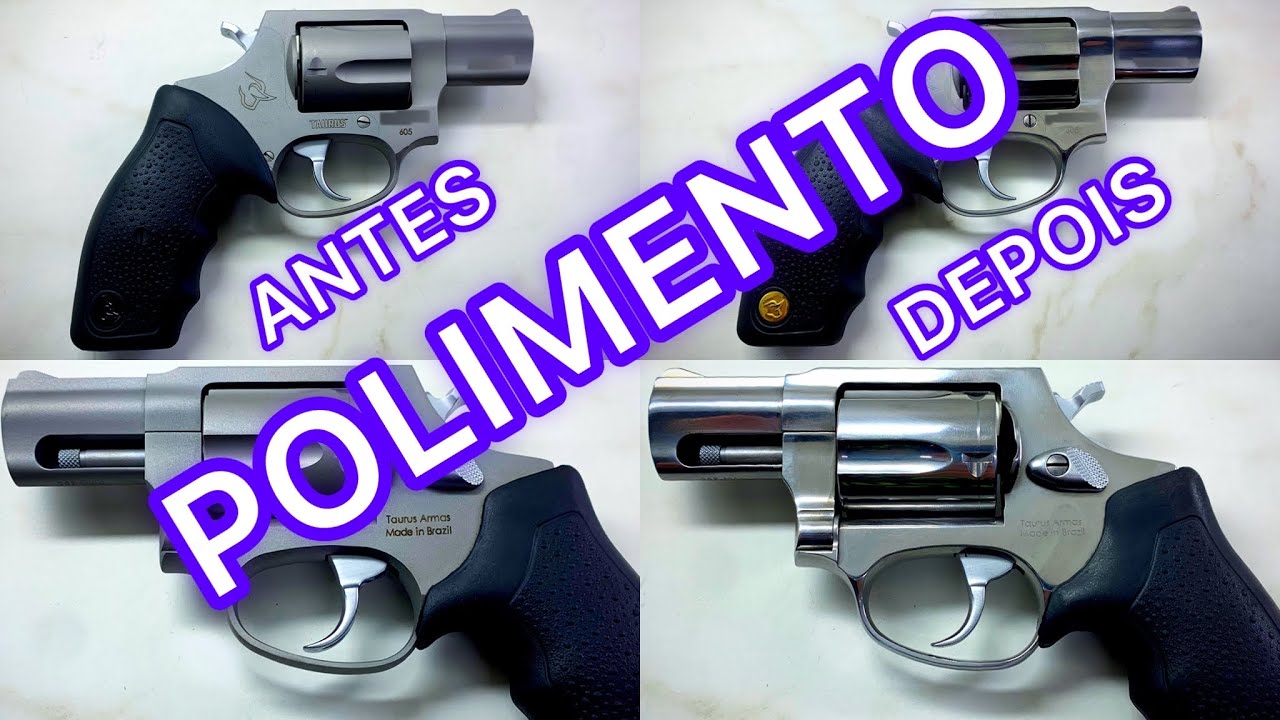 COMO POLIR REVOLVER Taurus, de Inox fosco para Auto brilho.