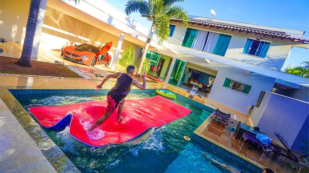 DESAFIO IMPOSSÍVEL ATRAVESSAR A PISCINA