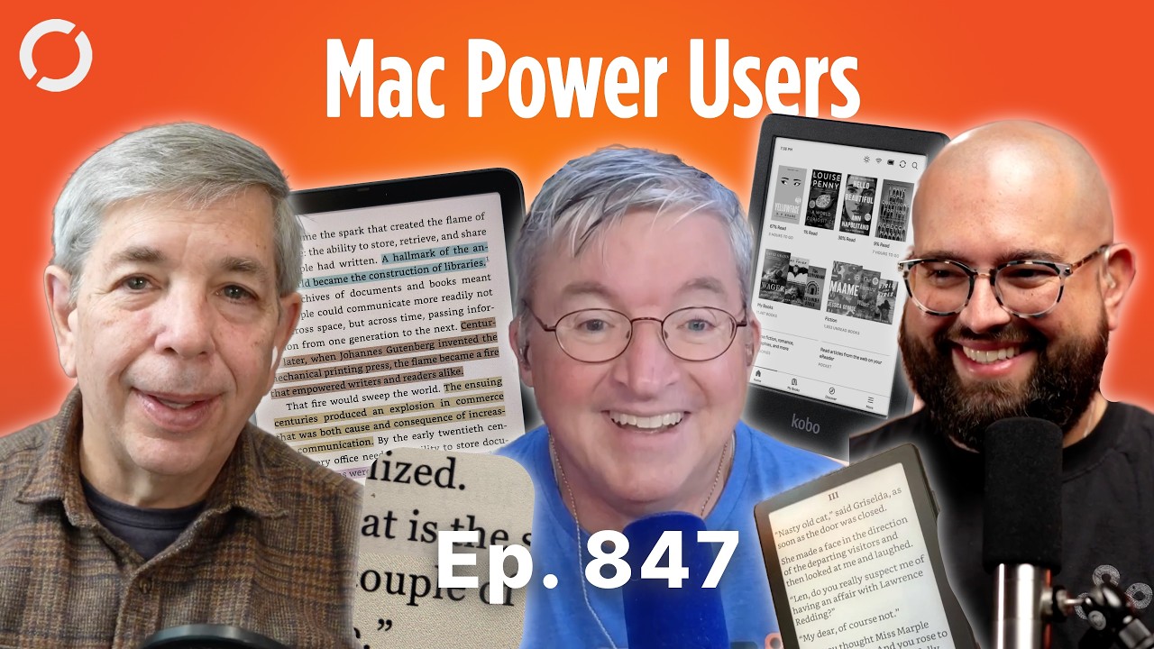 eReaders, Kindle, Kobo, and Workflows with Jason Snell | Ep 848