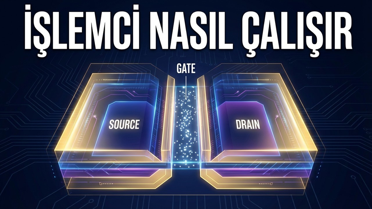 İşlemcideki transistörler nasıl çalışır?