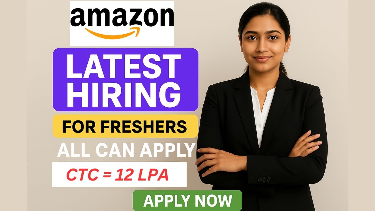 Amazon 🔥🥳 Latest Hiring for Freshers | SDE | Any One can Apply #offcampusdrive #hiring #amazonhiring
