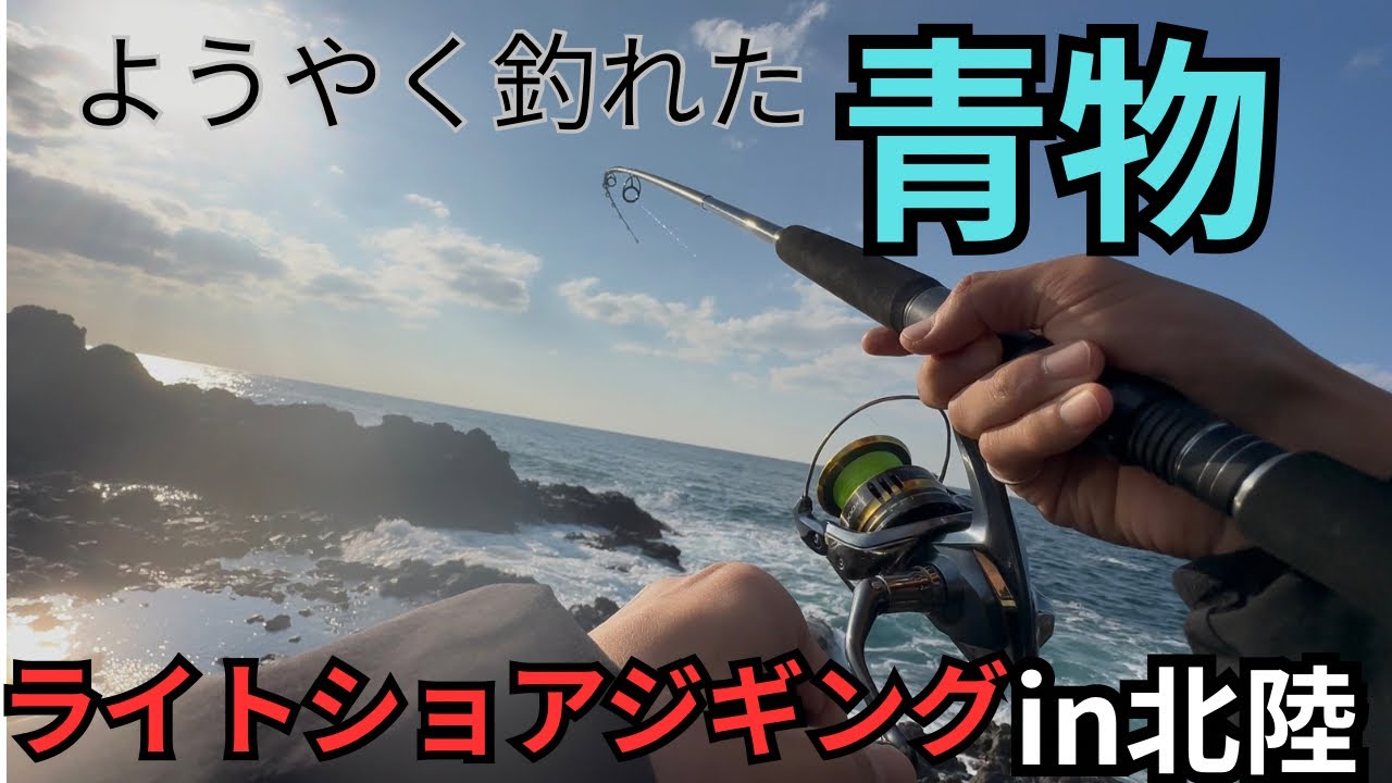 【北陸ライトショアジギング】1日中キャストし続けて…ようやく釣れた青物