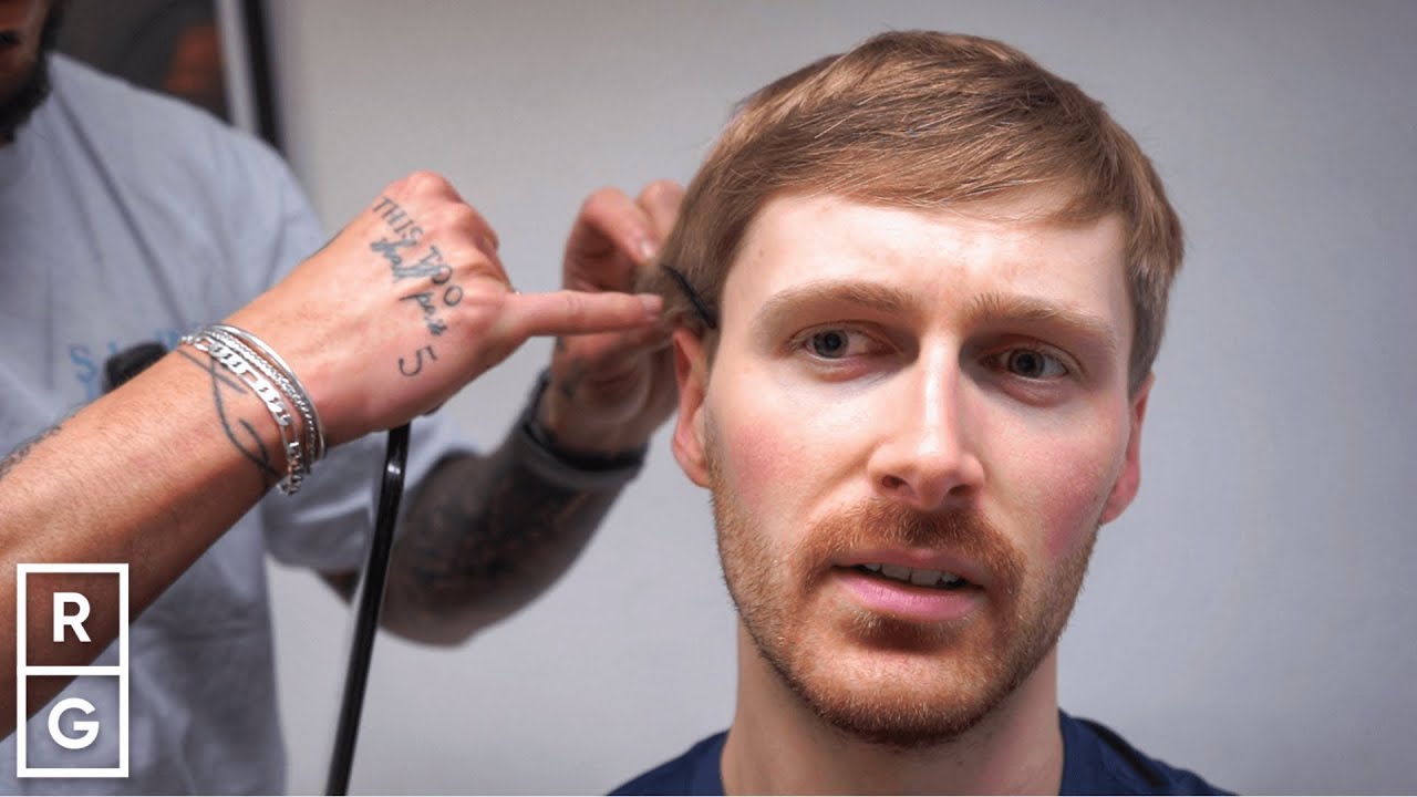 He Got a Short Textured Haircut For His FACE SHAPE (Short Mens Haircut)