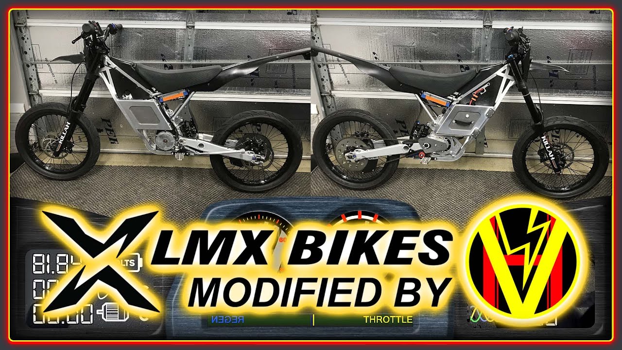 The LMX Electric Bike! High Voltage Tuned for Twice the Power and Performance! 90kph+