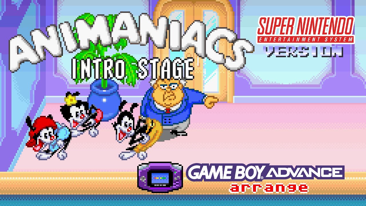 Animaniacs (Super Nintendo) - Intro Stage - Game Boy Advance arrange