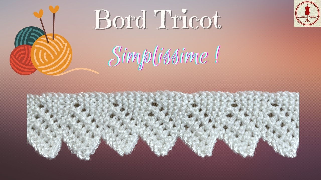 BORD TRICOT POINTES