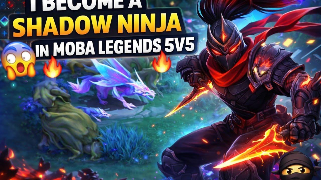 I BECOME A NINJA IN MOBA LEGENDS 5V5 🥷😎😈 
