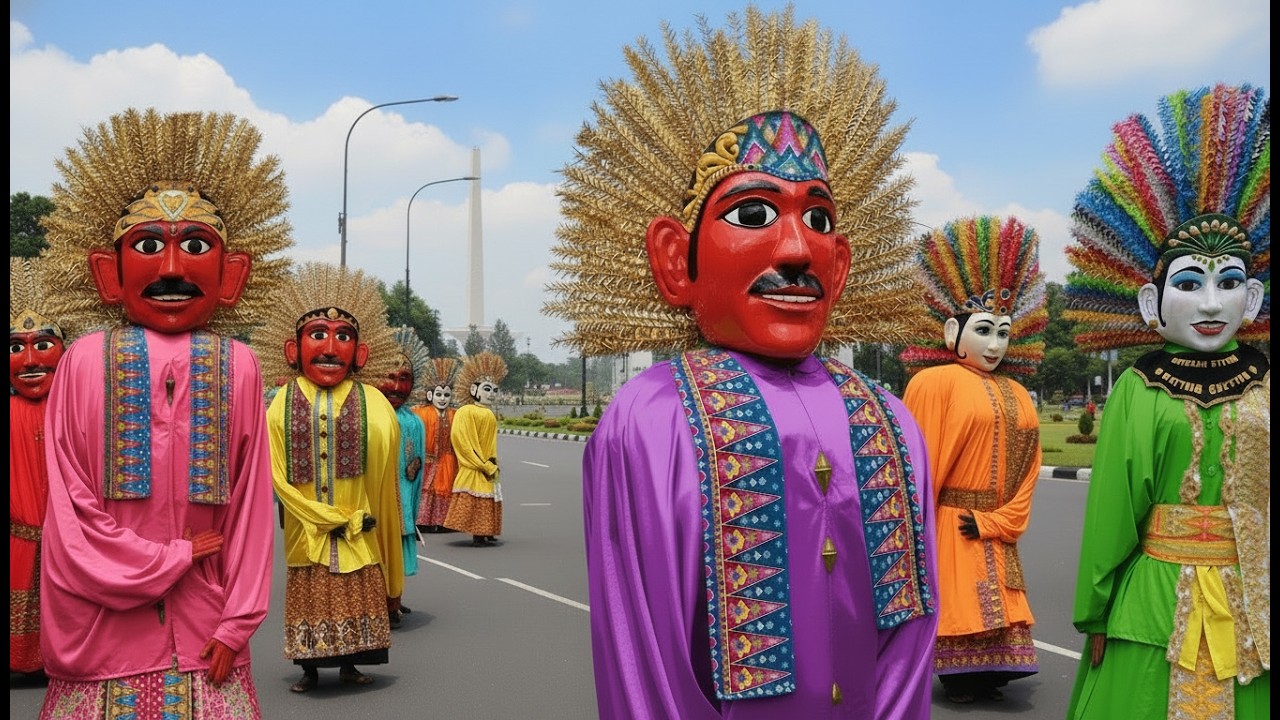 ONDEL ONDEL JOGET - LAGU DAERAH DKI JAKARTA - LAGU NYOK KITA NONTON ONDEL ONDEL - ONDEL ONDEL BETAWI