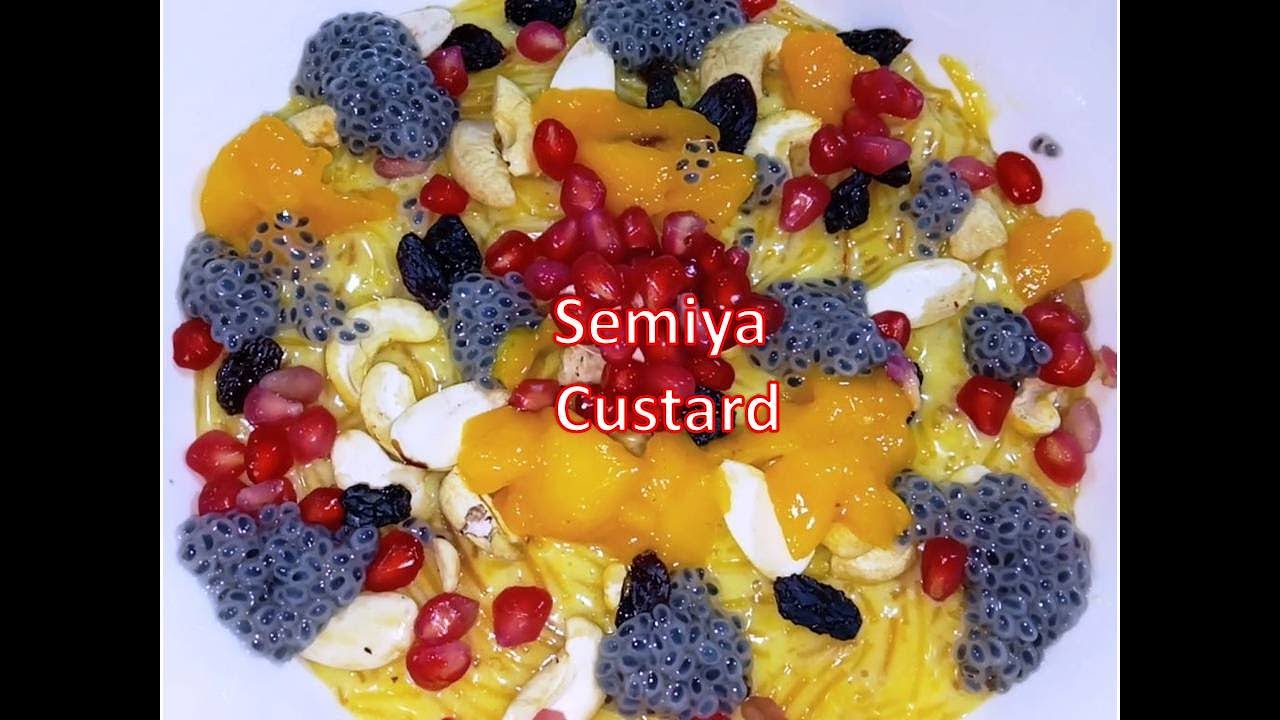 Creamy Vermicelli Custard | Semiya Falooda