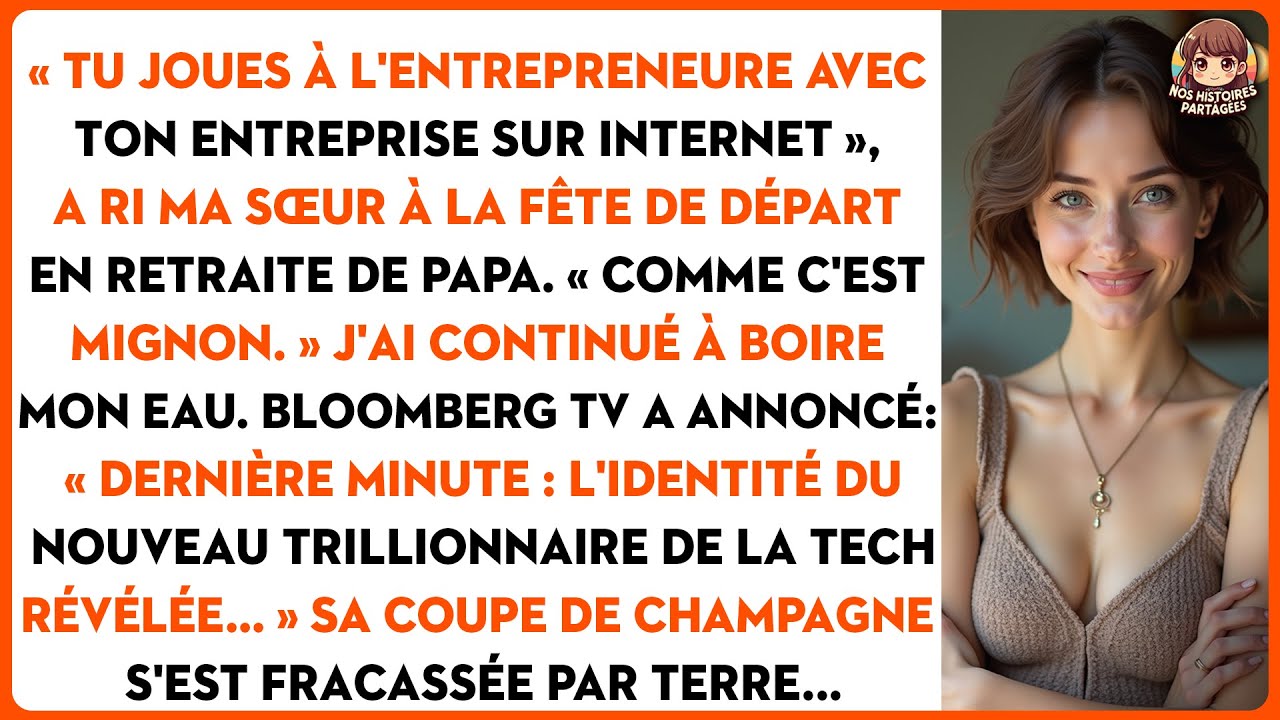 « Tu joues à l'entrepreneure avec ton entreprise sur internet », a ri ma sœur à la fête de départ...