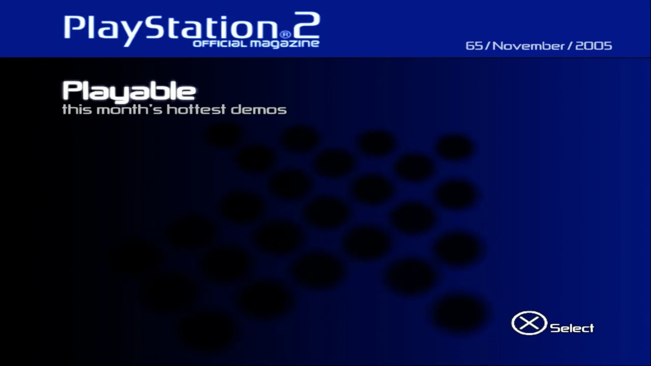 Official PS2 Magazine Demo Disc - Menu Theme 2004-2008 [HQ]